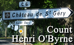 Count Henri O'Byrne of St. Geri France byrne clan finte o'broin