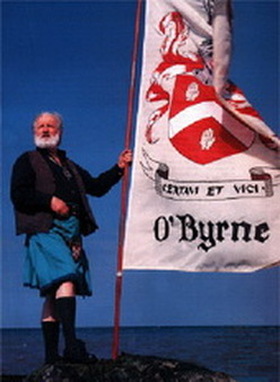 Val Byrne, Chieftain of Clann O'Broin. Leinster, Gabhall Raghnall  official homepage byrne clan